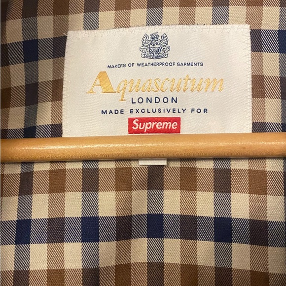 NWOT SUPREME NY AQUASCTUM WATERPROOF ZIP UP BOMBER JACKET LARGE COLLECTOR - Picture 4 of 5